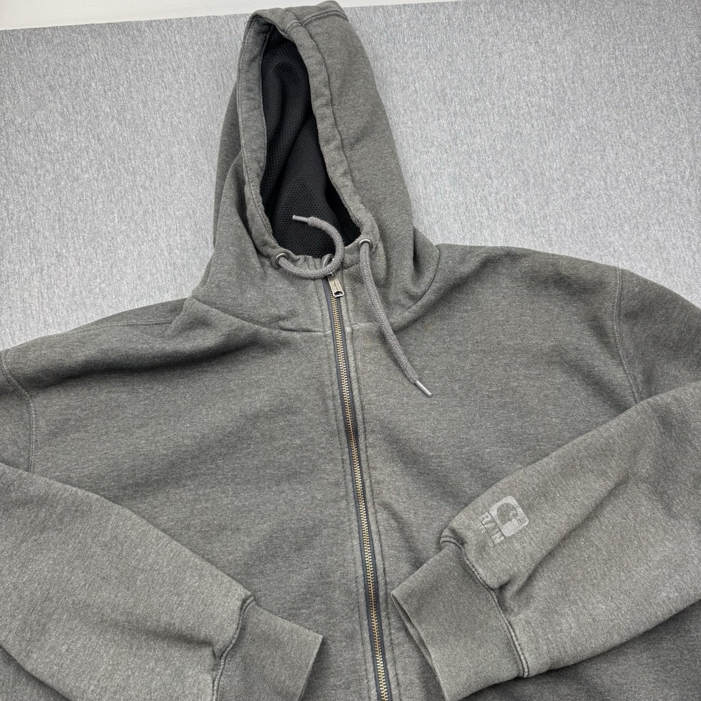 Carhartt Hoodie Rain Defender Thermal Lined Full Zip Gray Men's Sz 2XLT Work